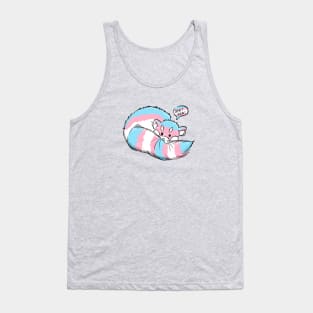 Trans Red Panda- She/Her Pronouns Tank Top